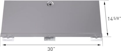 AA Products Inc. P-SH-4603DK Door Kit for SH-4603(32" W * 46" H) Shelf Unit Shelf Accessories Grey - Image 2